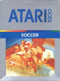RealSports Soccer Atari 5200 US box art